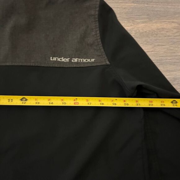 Under Armour Storm 1 Women's Large Soft Shell Jacket Water Resistant Hooded Gray - Picture 7 of 8